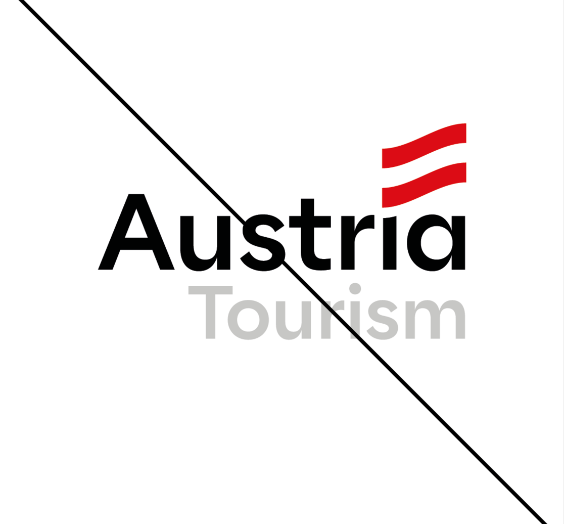 Die Relation von Flagge und Typo darf nicht verändert werden. Die Relation von Flagge und Typo darf nicht verändert werden.