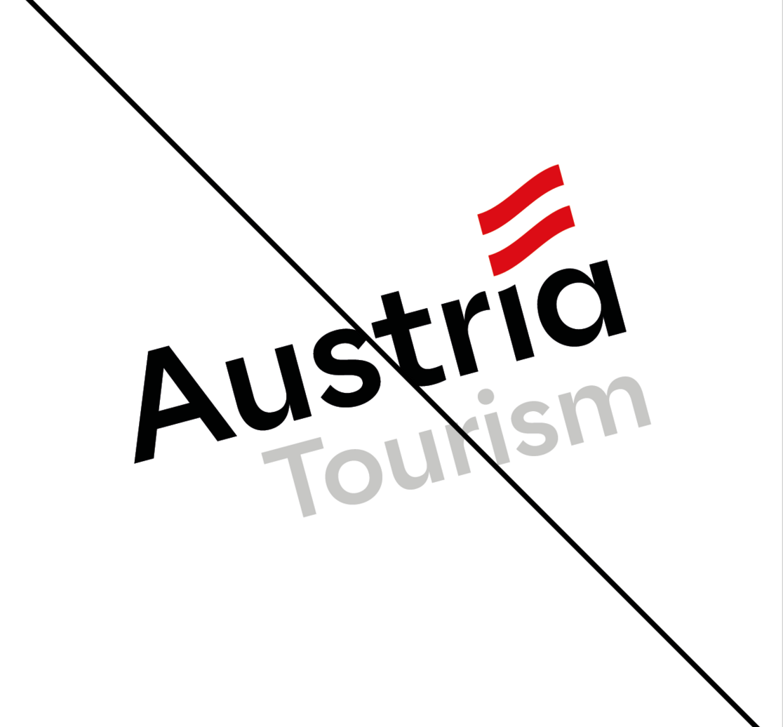 Das Logo darf nicht gedreht werden. Das Logo darf nicht gedreht werden.